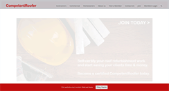 Desktop Screenshot of competentroofer.co.uk